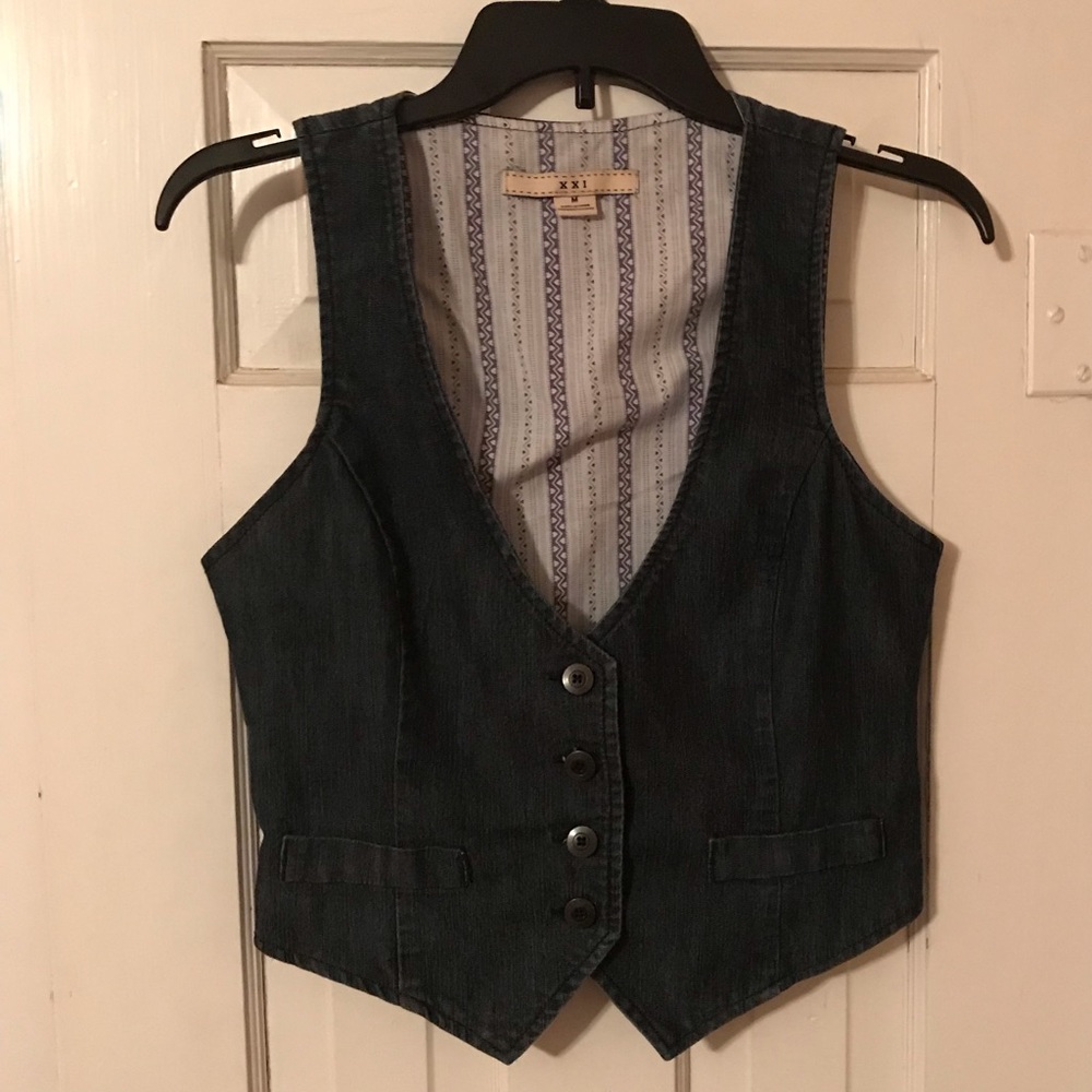 Denim vest